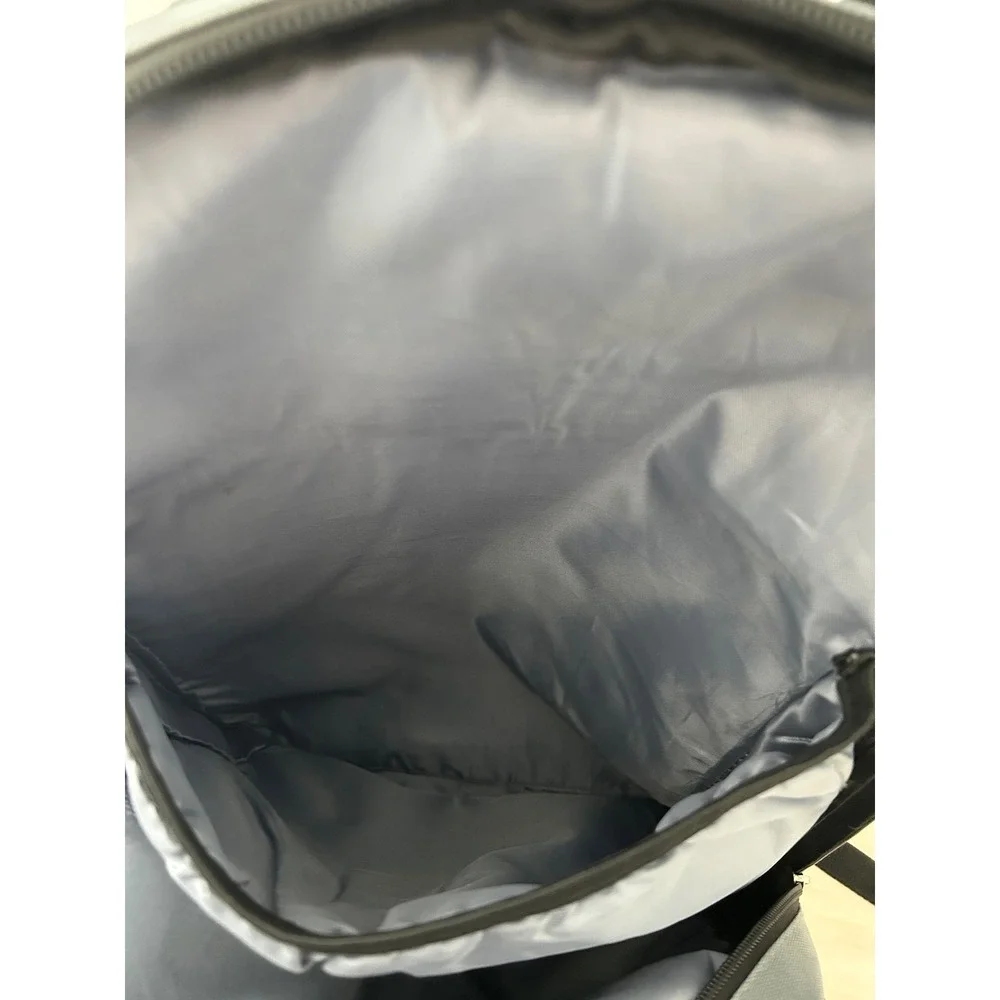 Code Ninjas Backpack‎ Black Gray Honeycomb Pattern Multi-Pocket Tech Bag 18x13